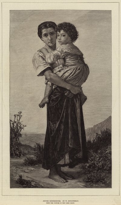 Giovani zingare da William Adolphe Bouguereau
